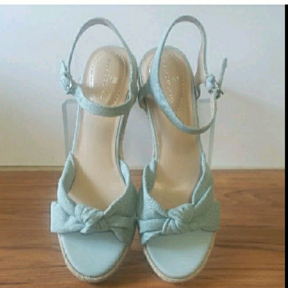 Bandolino "Justyne" Espadrille Wedge Sandal, Size 8.5M NWOT